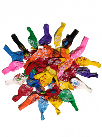 Set 50 de Baloane Multicolore din Latex, 30cm, Pentru Aniversari si Petreceri, Multicolor [0]