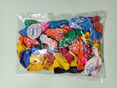 Set 50 de Baloane Multicolore din Latex, 30cm, Pentru Aniversari si Petreceri, Multicolor [1]