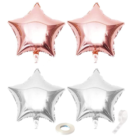 Set 53 baloane si decoratiuni Aniversare Majorat 18 Ani, negru roz [6]