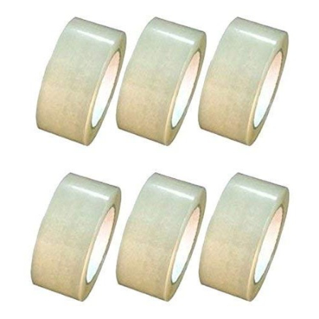 ✨TOATE PRODUSELE✨ - Set 6 buc Banda adeziva tip scotch Transparenta latime 48 mm x 60 m lungime