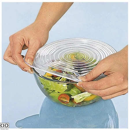 Set 6 Capace din Silicon Cauciucat, Flexibile pentru Oale, Cratite, Caserole si Borcane [1]