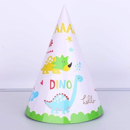 Set 6 Coifuri, , Colectia Dino Park, 20 x 14 cm, din Carton, Multicolor [1]