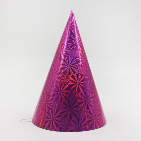 Set 6 Coifuri Metalizate, , pentru Petrecere, Tematica Aniversare, Roz [2]