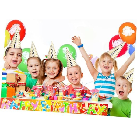 Set 6 Coifuri, , Petrecere Copii, din Carton, 20 x 13.5 cm, Model 7 Valuri, Auriu [3]