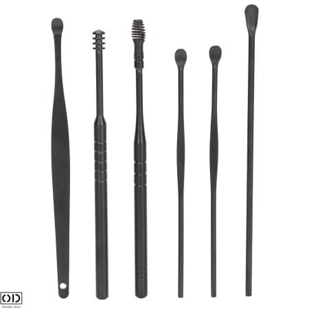 Set 6 Instrumente pentru Curatarea, Ingrijirea si Igiena Urechilor, din Otel Dermatologic [13]