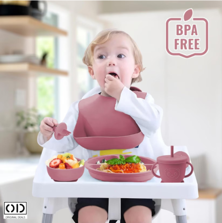 Set hranire bebelusi Diversificare Bebelusi Retete pentru Diversificare Bebelusi Alimente pentru Diversificare bebelusi tacamuri bebelusi furculite bebe silicon lingura bebe Furculita din silicon