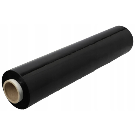 Set 6 Role Folie Stretch Neagra pentru Uz Manual, 1.5kg/Rola, Tub 300 g, Silentioasa si Rezistenta [8]