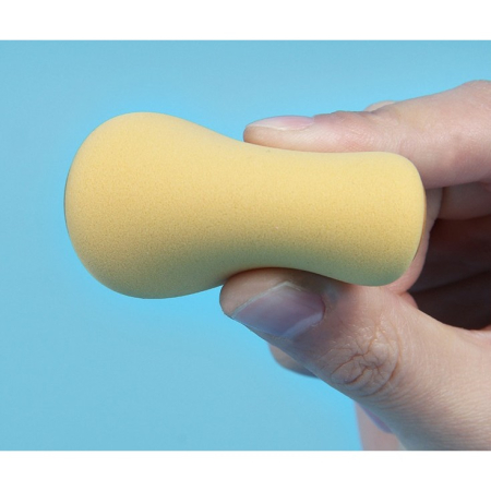 Set 7 Bureti de Machiaj Triunghi , Reutilizabili, Utilizare Umeda sau Uscata, 5.5 x 5.5 x 1.3 cm, Powder Puff, Multicolor [3]