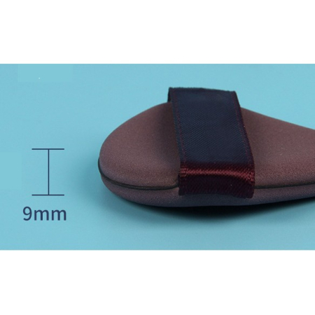 Set 7 Bureti de Machiaj Triunghi , Reutilizabili, Utilizare Umeda sau Uscata, 5.5 x 5.5 x 1.3 cm, Powder Puff, Multicolor [9]