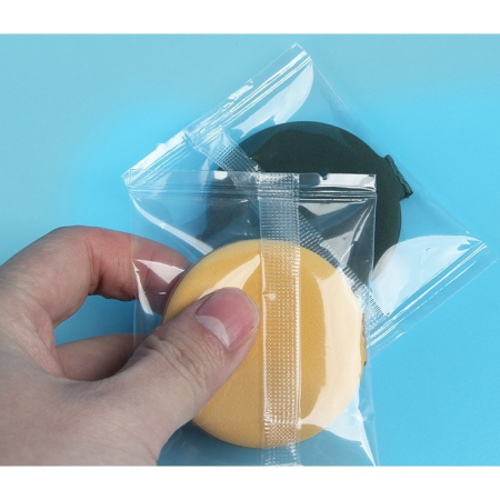 Set 7 Bureti de Machiaj Triunghi , Reutilizabili, Utilizare Umeda sau Uscata, 5.5 x 5.5 x 1.3 cm, Powder Puff, Multicolor [2]