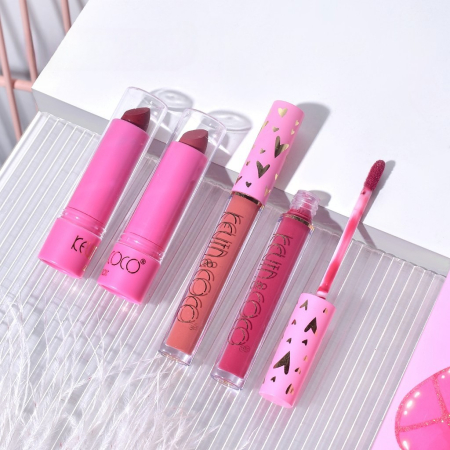 Set 8 Produse de Machiaj, KEVIN & COCO, Butterfly Dream Girl, 49 de culori, 24.7 x 19.7 x 2.7 cm [5]