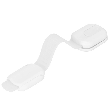 Set 8 sigurante blocator sertare si usi, plastic si silicon, ajustabile, 19 cm, alb [9]