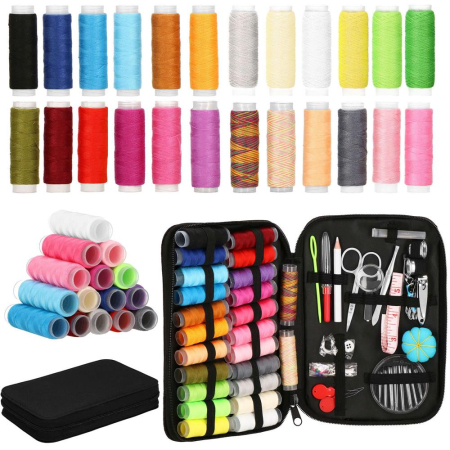 Set articole de cusut cu geanta de depozitare, 100 piese [1]