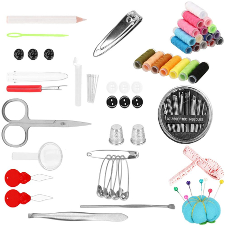 Set articole de cusut cu geanta de depozitare, 100 piese [33]