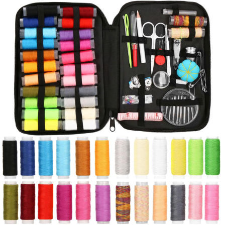 Set articole de cusut cu geanta de depozitare, 100 piese [40]