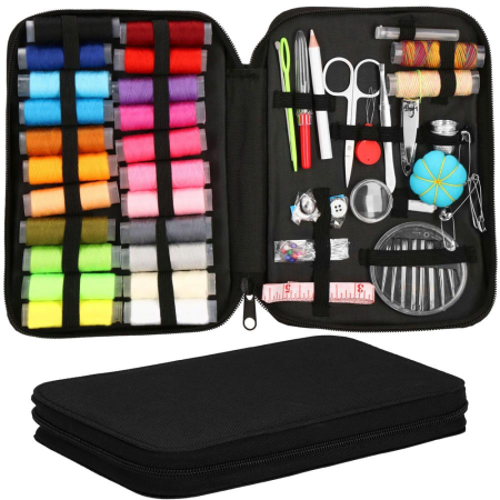 Set articole de cusut cu geanta de depozitare, 100 piese [47]