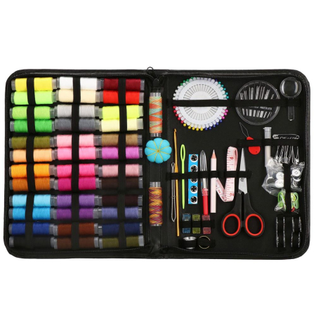 Disponibil livrare locker S - Set articole de cusut cu geanta de depozitare, 183 piese