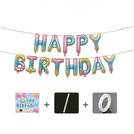 Set baloane folie , Happy Birthday, 40 cm, multicolor [1]