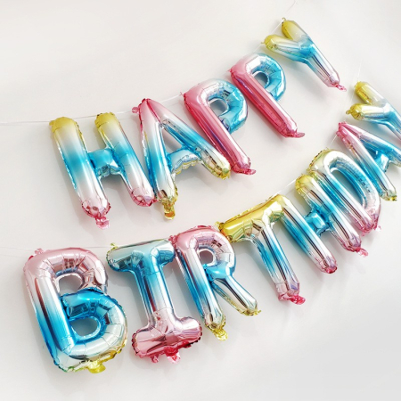 Set baloane folie , Happy Birthday, 40 cm, multicolor [3]