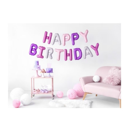 Set baloane folie , Happy Birthday, 40 cm, multicolor [1]