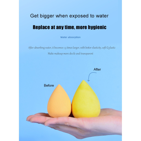 Set Buretei Machiaj, , Premium, 7 bucati, galben [3]