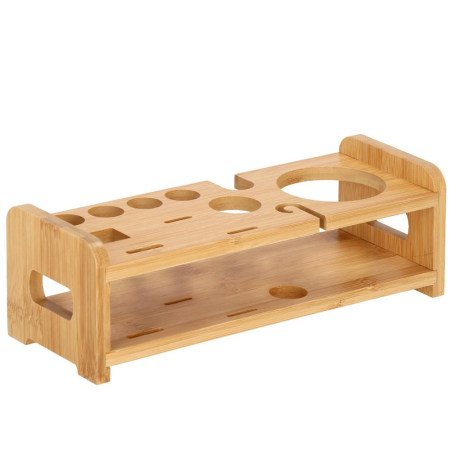 Set Cocktail Shaker Kit pentru barmani 750ml, KI11, suport bambus, 14 piese [8]