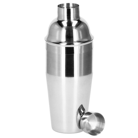 Set Cocktail Shaker Kit pentru barmani 750ml, KI25, suport bambus, 12 piese [12]