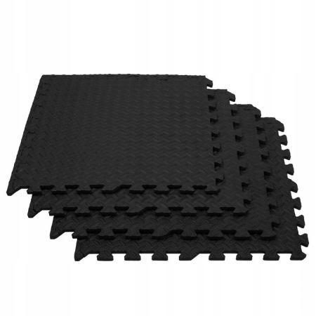 Set covoras de protectie saltea de antrenament, tip puzzle, 4 piese de 60x60cm, 12mm [6]