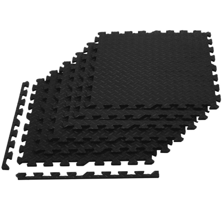 Set covoras de protectie saltea de antrenament, tip puzzle, 6 bucati de 60x60cm, 12mm [14]