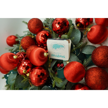 Set de 28 ornamente de brad, , de tip Glob, Rosu, din polistiren, cu finisaj sclipitor , cutie 18 cm adancime x 22 cm inaltime x 18 cm lungime) [2]