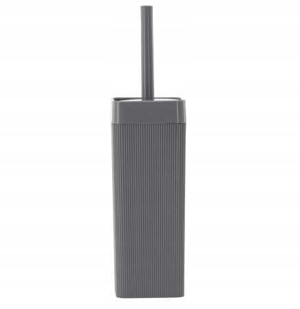 Set de accesorii pentru baie din plastic, 5 piese, gri [5]