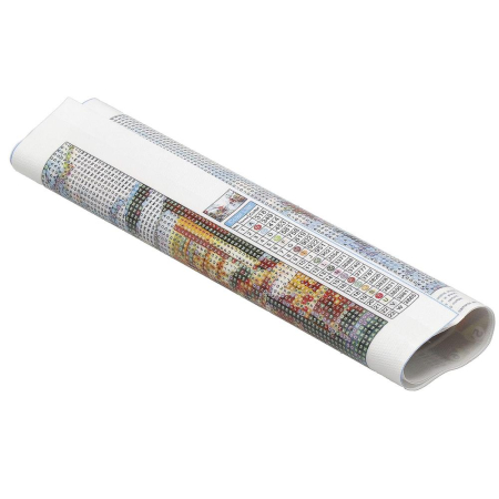 Set de broderie cu diamante 5D, 30x40cm, model Hamac pe plaja [13]