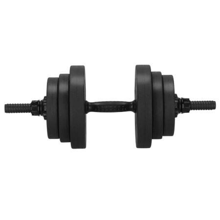 Set de greutati multifunctionale transformabil in gantere, kettlebell, haltera, total 19 kg [6]