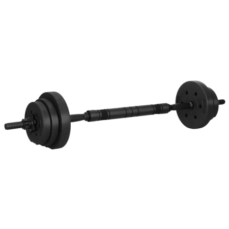 Set de greutati multifunctionale transformabil in gantere, kettlebell, haltera, total 19 kg [9]