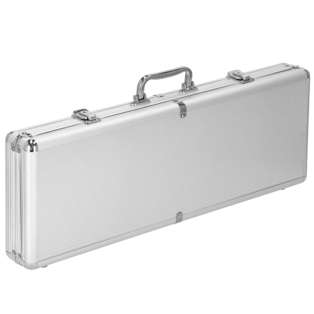 Set de Poker Complex cu 500 de jetoane, covoras verde, 2 seturi de carti, 5 zaruri, in servieta aluminiu [3]