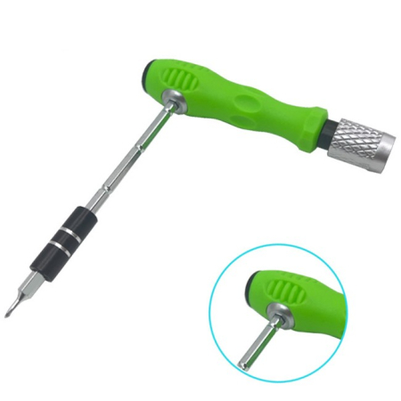 Set Surubelnite 32-in-1 cu Clichet, 30 Capete Cromate, Extensie si Maner Verde - ORIGINAL DEALS [11]