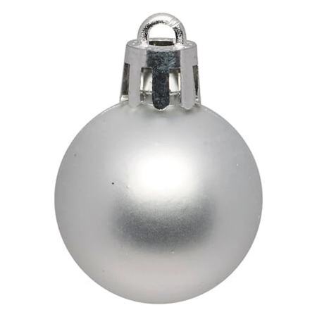 Set decoratiuni Craciun, 44 piese, cu globuri, ghirlanda si varf de brad, albastru si alb [7]