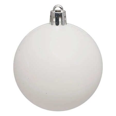 Set decoratiuni Craciun, 44 piese, cu globuri, ghirlanda si varf de brad, albastru si alb [5]