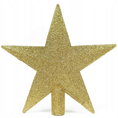 Set decoratiuni Craciun, 44 piese, cu globuri, ghirlanda si varf de brad, albastru si auriu [4]