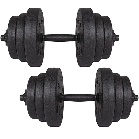 Set gantere reglabile 20kg (2x10kg) din compozit [5]