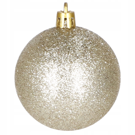 Set globuri de Craciun, 100 bucati, 3-6cm, auriu [1]