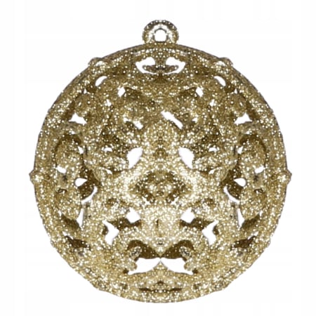 Set globuri de Craciun, 100 bucati, 3-6cm, negru auriu [4]
