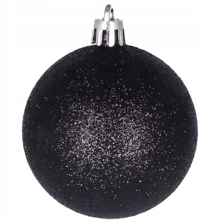 Set globuri de Craciun, 100 bucati, 3-6cm, negru auriu [9]