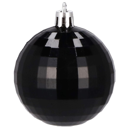 Set globuri de Craciun, 20 bucati, 5 modele, 6cm, negru [3]
