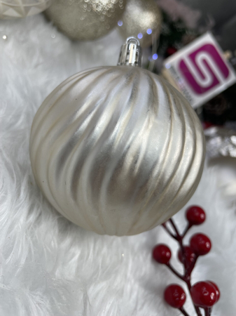 Set globuri de Craciun, 30 bucati, 6 modele, 8cm, auriu [10]