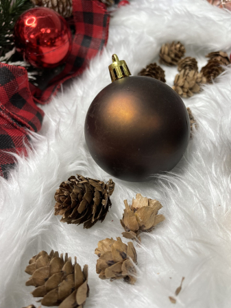 Set globuri si decoratiuni de Craciun, 101 piese, diverse dimensiuni, roz auriu [17]