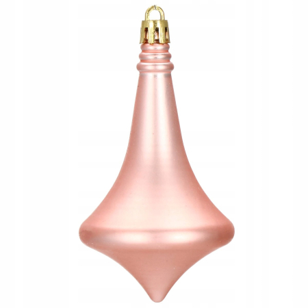 Set globuri si decoratiuni de Craciun, 152 piese, diverse dimensiuni, roz auriu [11]