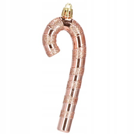 Set globuri si decoratiuni de Craciun, 152 piese, diverse dimensiuni, roz auriu [5]