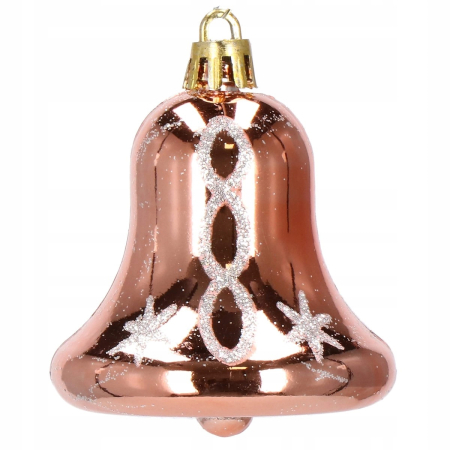 Set globuri si decoratiuni de Craciun, 152 piese, diverse dimensiuni, roz auriu [2]