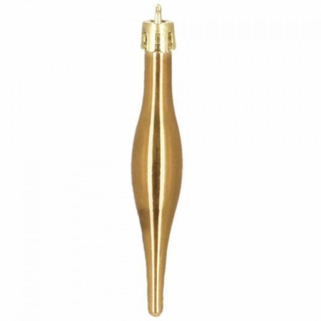 Set globuri si decoratiuni de Craciun, 51 piese, diverse dimensiuni, auriu [7]